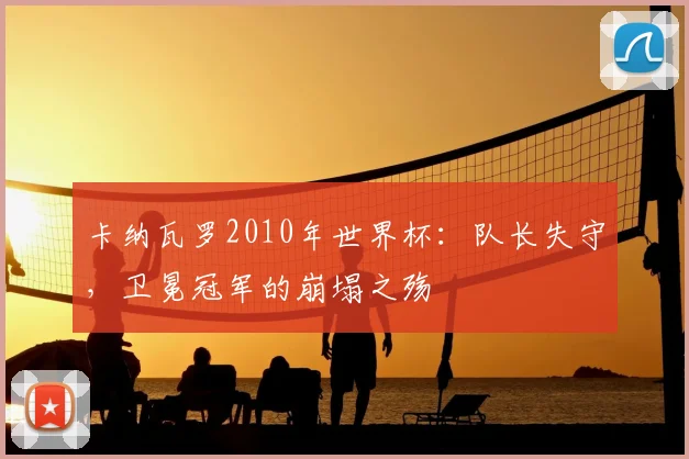 卡纳瓦罗2010年世界杯：队长失守，卫冕冠军的崩塌之殇